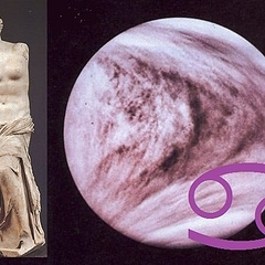 Венера в Раке у женщины и мужчины