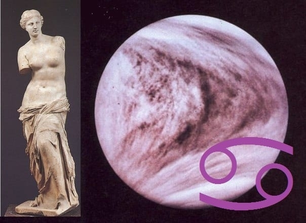 Венера в Раке