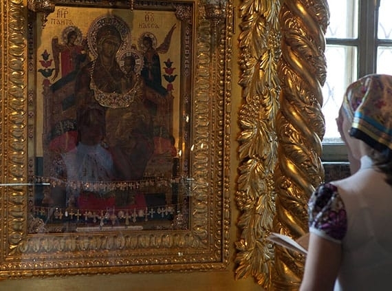 Икона «Всецарица» в Новопасском монастыре фото