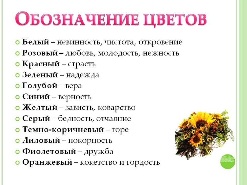 Символика цветов