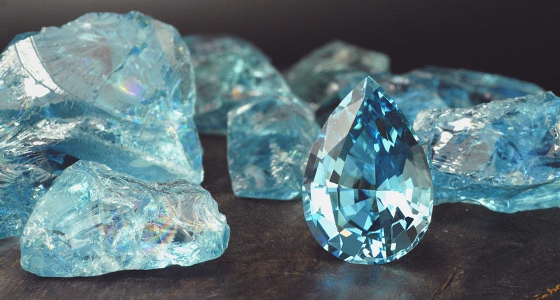Драгоценные голубые камни