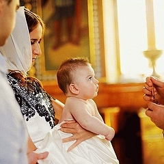 Обряд крещения ребенка в Христианстве