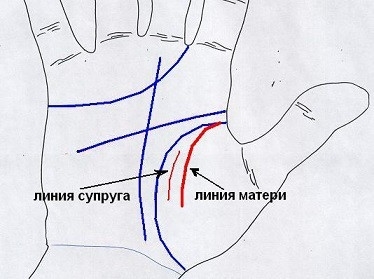 Линии влияния на руке