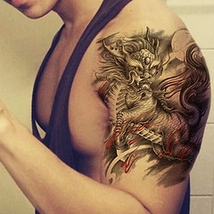 Кто он — великий и ужасный дракон в искусстве тату