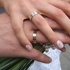 На каком пальце традиционно носят обручальные кольца