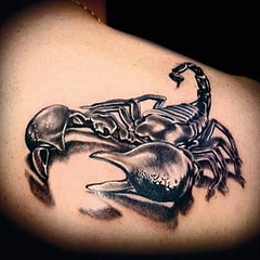 Значение тату скорпион для парней, девушек и заключённых
